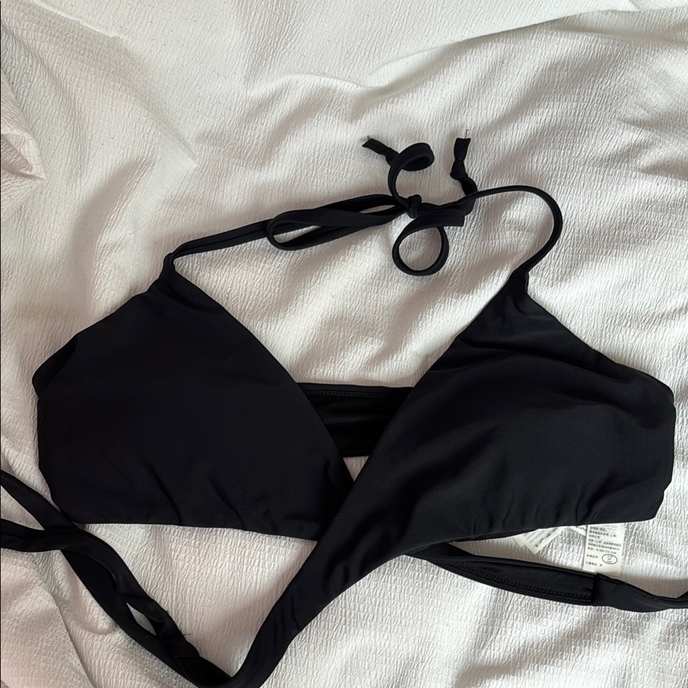 Hollister Black Swim Top